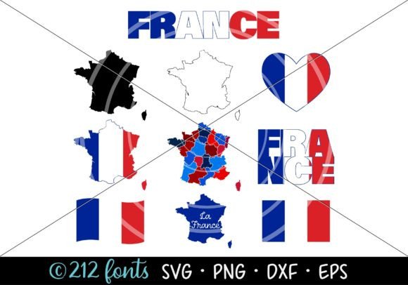 Download France Map Outline Word Art Flag Graphic - France Collection