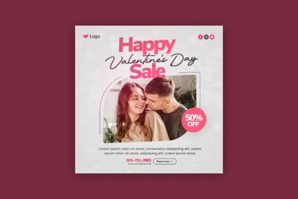 Download Valentine's Day Social Media Post - Premium Resources