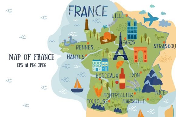 Download Map of France - France Collection