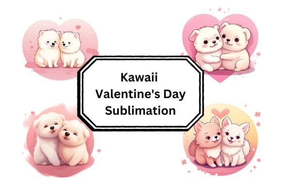 Download Kawaii Valentine's Day Sublimation - Premium Resources