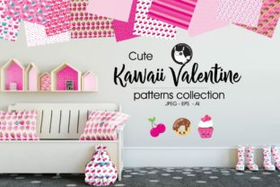 Download Kawaii Valentine Patterns - Kawaii valentine Collection