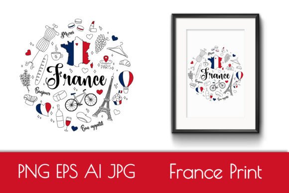 Download France Sublimation PNG | French Symbols - France Collection