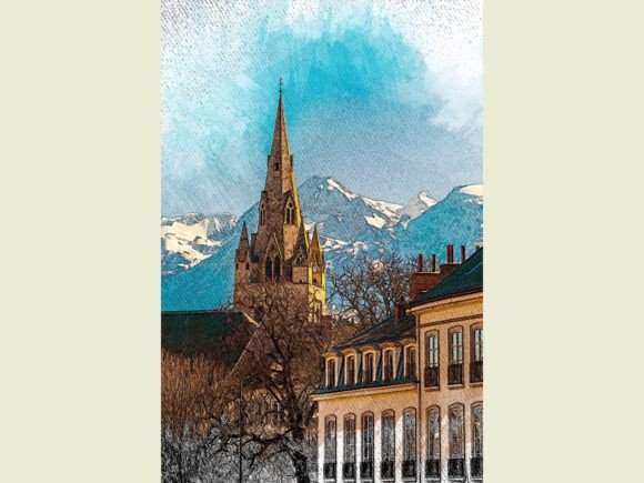 Download Grenoble France Color Pencil - France Collection